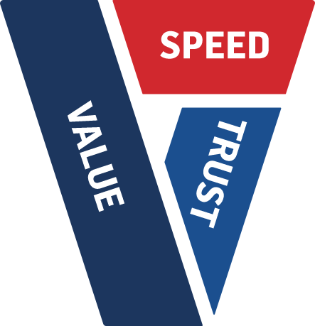Speed, Value & Trust